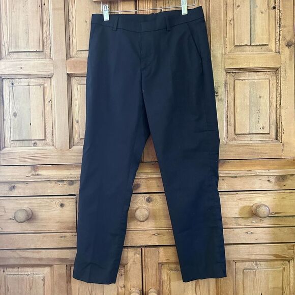 UNIQLO 2 Navy Blue Cropped Pants Trousers Dry‎ Stretch - Picture 1 of 7